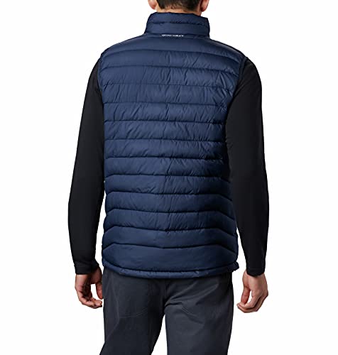 Columbia Powder Lite , Chaleco Hombre, Azul (Collegiate Navy), M