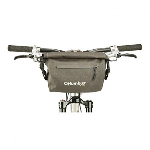 COLUMBUS Bikepacking | Bolsa Estanca para el Manillar de la Bici Convertible en Bandolera. Dry Handlebar Bag con Cierre Enrollable y tamaño Ajustable de hasta 3 L.