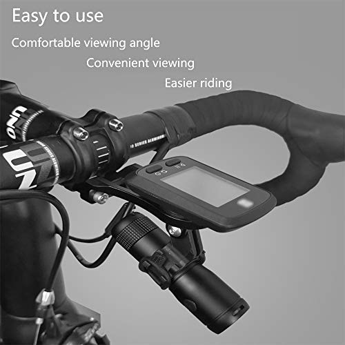 Compatible Garmin Edge, Soporte para Manillar de Bicicleta para cámara de acción Deportiva GoPro, Garmin Edge 25, 130, 200, 500, 510, 520, 800, 810, 820, 1000 y 1030