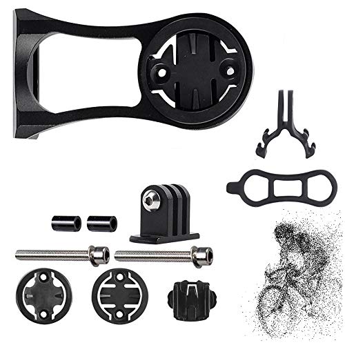 Compatible Garmin Edge, Soporte para Manillar de Bicicleta para cámara de acción Deportiva GoPro, Garmin Edge 25, 130, 200, 500, 510, 520, 800, 810, 820, 1000 y 1030