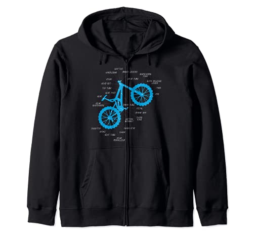 Componentes de bicicleta MTB piezas de bicicleta de montaña Sudadera con Capucha