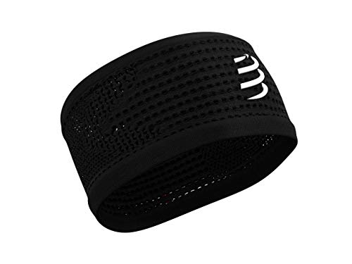 COMPRESSPORT Headband On/Off Cinta, Unisex-Adult, Negro, Talla Unica