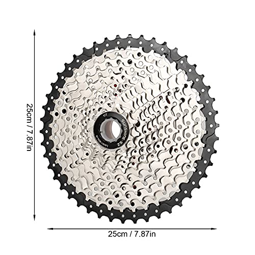 ConBlom Cassette de 11 velocidades, 11 – 42T, rueda libre de metal, rueda libre Shimano Deore MTB S-R-A-M, accesorios de repuesto