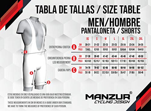 Conjunto Ciclismo // Camiseta con Cremallera modelo RELAX // Pantalón con Tirantes modelo 402// Badana Plus Coolmax // Textiles con las Últimas Tecnologías X-Static y Sanitazed (Blanco Dorado, M, m)