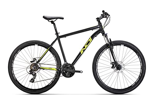 Conor Indi 27 18 Am Bicicleta, Adultos Unisex, Negro/Amarillo, Grande