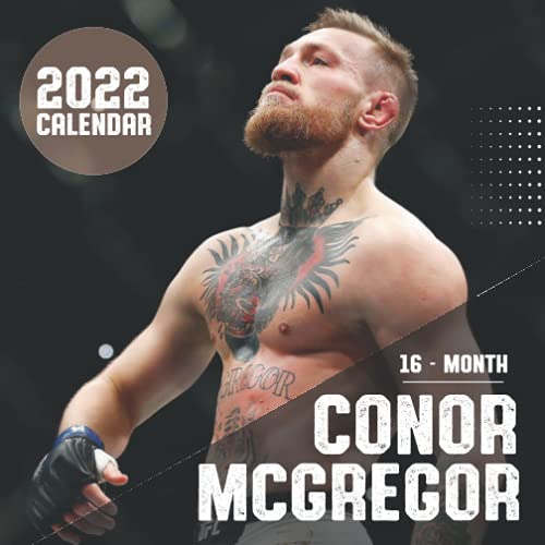 Conor McGregor 2022 Calendar: Great Mini 16-month Calendar for fans