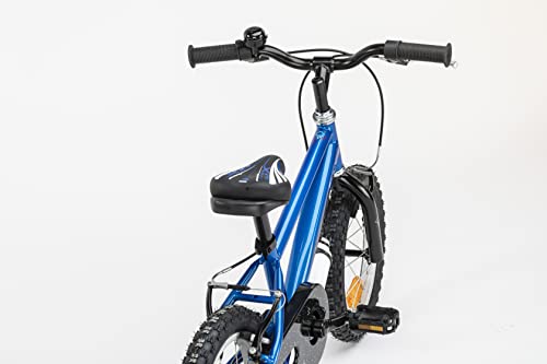 Conor Ray 14" Bicicleta Infantil, Niños, Azul, Pequeño