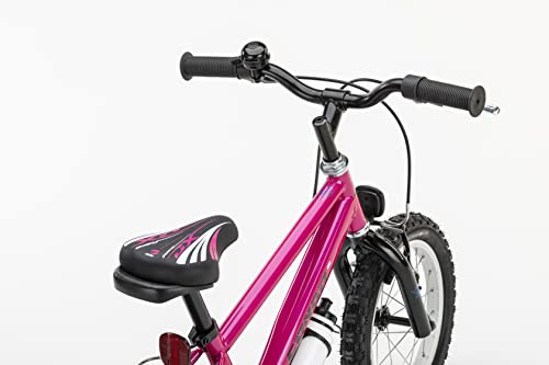 Conor Ray 14" Bicicleta Infantil, Niños, Rosa, Pequeño