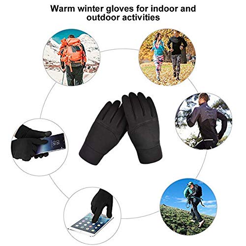 ConSZiouX Guantes Ciclismo, Moto, Aire libre, Invierno, Waterproof, Hombre, Mujer, Antideslizantes, Tactiles, Antiviento, Bici, Caza, Golf, Termicos, Senderismo, Montañismo Talla M-L