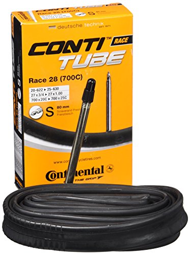 Continental  0180000 -  Cámara de ciclismo, Negro, Small