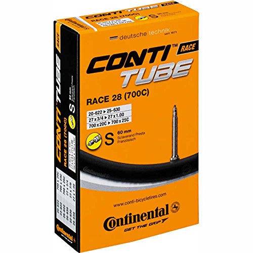 Continental  0180000 -  Cámara de ciclismo, Negro, Small