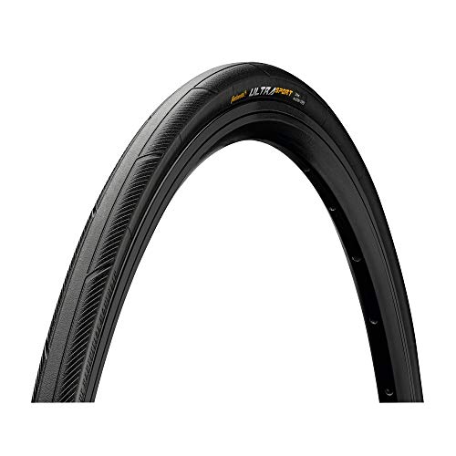 Continental Cubierta Carretera Ultra Sport III Negro-Medidas: 700 x 23 Neumáticos para Bicicleta, Adultos Unisex, Talla Única