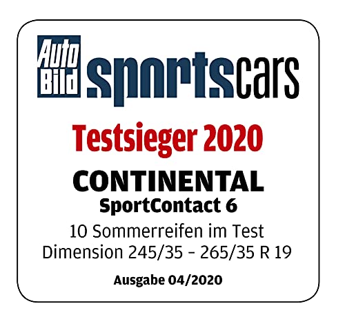 Continental SportContact 6 275/45 R21 45 21" 275mm Verano - Rueda (53,3 cm (21"), 27,5 cm)