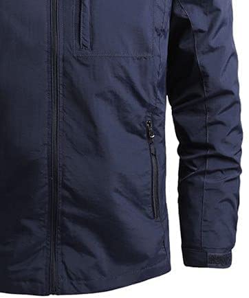 COOTHING Spring Autumn Casual Thin Jacket Men Zipper Waterproof Hooded Coat Streetwear