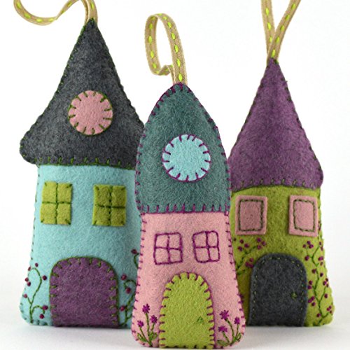 Corinne Lapierre Fieltro Bright Kit de decoración de Patrones de Costura para Casas de Lavanda