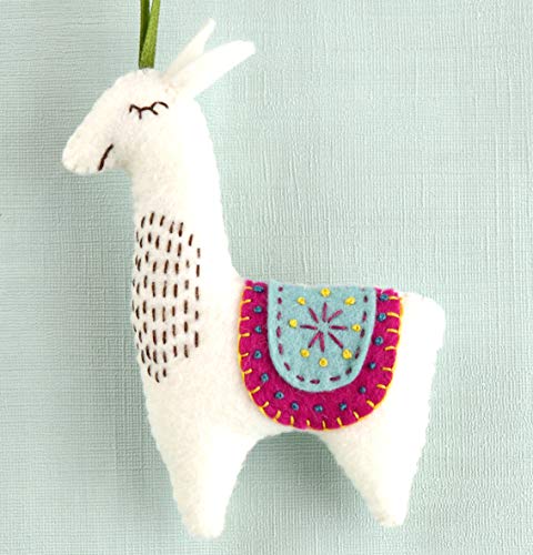 Corinne Lapierre Fieltro Llama Costura Craft Mini Kit, Multicolor, Talla Única