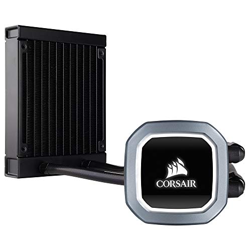 Corsair Hydro Series H60 2018 Sistema de Refrigeración Líquida para CPU, Radiador de 120 mm, Ventilador PWM, All-in-One, LED Blanco