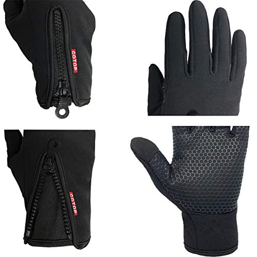 COTOP Guantes de Invierno, Aire Libre a Prueba de Viento Ciclismo Caza Escalada Guantes de Deporte de la Pantalla táctil para Smartphone