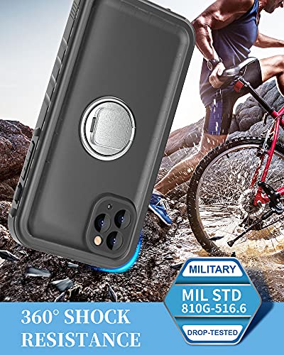 Cozycase Soporte Movil Bici para iPhone 11 Pro (5,8") con Funda estanca, Teléfono Aluminio Manillar de Bicicleta de Montaje