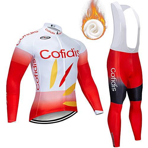 CQXMM Ropa de Ciclismo de Lana de Invierno Ropa de Ciclismo de Carretera de Bicicleta de montaña Ropa de Ciclismo de Lana de Invierno Ropa de Ciclismo de Carretera de Bicicleta de montaña