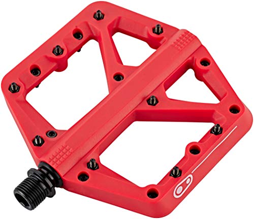 Crankbrothers Unisex's Stamp-1 Pedales, Rojo, Grande