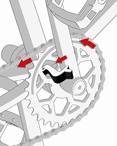 CrankStick (herramienta para el cuidado de la cadena, permite girar la cadena hacia atrás, aceite y limpieza, limpiador de bicicletas electrónicas, accesorios, eMTB, no requiere soporte de montaje