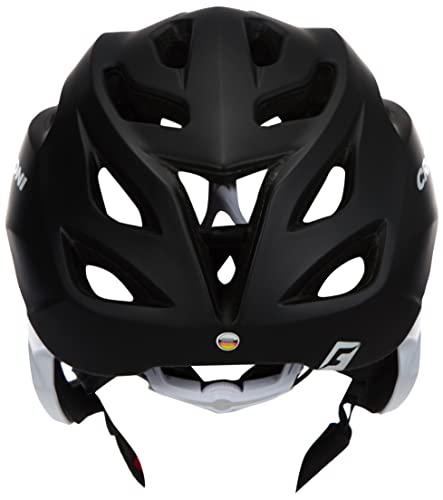 Cratoni C-Maniac Casco de Bicicleta, Unisex Adulto, Negro, Blanco Mate, Talla Media/Grande