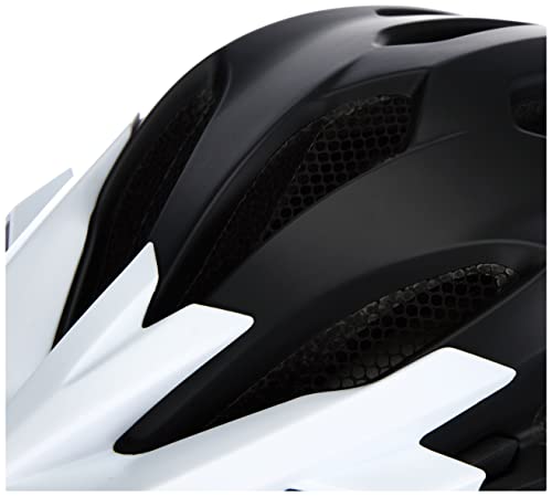 Cratoni C-Maniac Casco de Bicicleta, Unisex Adulto, Negro, Blanco Mate, Talla Media/Grande