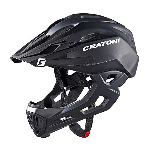 Cratoni C-Maniac Casco, Unisex Adulto, Negro Mate, Small/Medium/52-56 cm