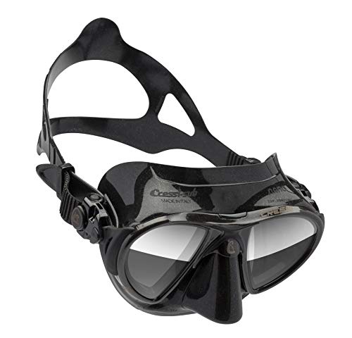 Cressi Nano HD Mirrored Lens - Gafas/Máscara de Buceo, Color Negro, Talla n/a