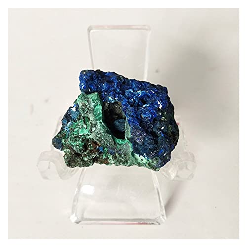 Cristal Piedra Natural Azurita y malaquita Simbiótico Mineral DE Mineral DE Medios DE Cristales PETONAS Y Potente (Color : H20 7g)