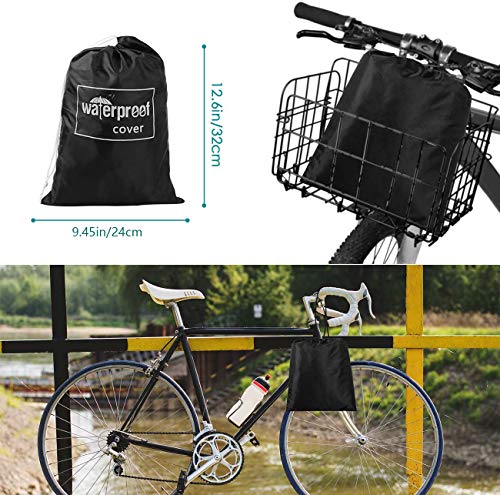 Cubierta de bicicleta para 1 or 2 bicicletas, cubiertas de bicicleta para almacenamiento exterior, 210T Nylon impermeable cubierta de bicicleta anti - 200 x 70 x 110 cm
