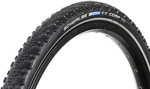 Cubierta de ciclo Schwalbe Unisex's CX Comp, negro, tamaño 700 x 38