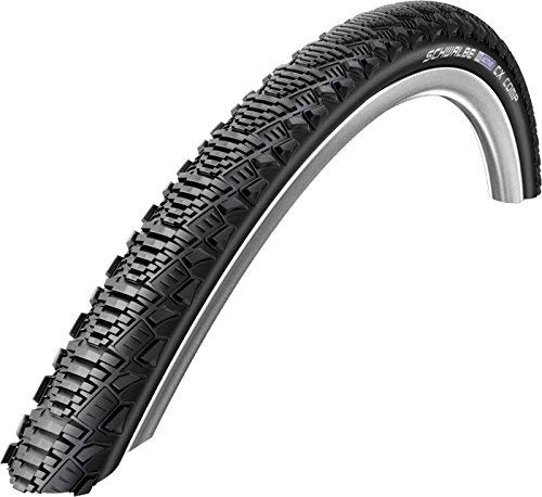 Cubierta de ciclo Schwalbe Unisex's CX Comp, negro, tamaño 700 x 38