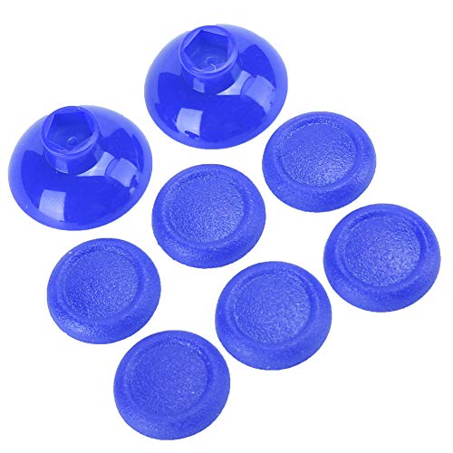 Cubierta de la Palanca de Mando Tapas de Agarre para el Pulgar Cubierta de Silicona de Altura Ajustable para Xbox One(Azul)
