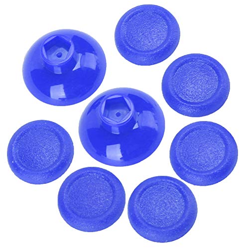 Cubierta de la Palanca de Mando Tapas de Agarre para el Pulgar Cubierta de Silicona de Altura Ajustable para Xbox One(Azul)