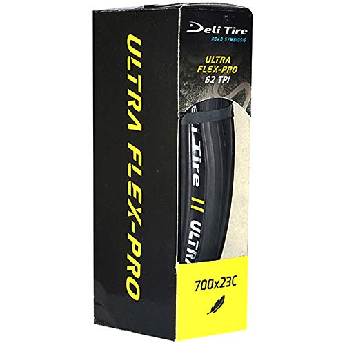 Cubierta Negro Antipinchazos Neumatico Rueda 700 x 23C Bicicleta 62 TPI 3285ng