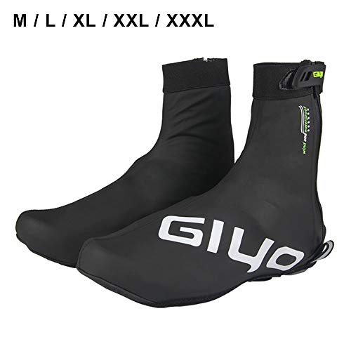 Cubrezapatillas Ciclismo, Reutilizables Impermeables Cubrezapatillas de Bicicleta con Diseño Reflectante para Hombres y Mujeres, Bicicleta de Carretera MTB Montaña Accesorios Ciclismo (2XL)