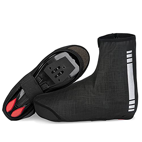 Cubrezapatillas de Ciclismo Invierno calentito Impermeables cubrebotas de Bici Comodos Ligero Protección térmica Impermeable MTB Carretera Cubrezapatillas Zapatillas Bicicleta de Montaña (S (35-38))