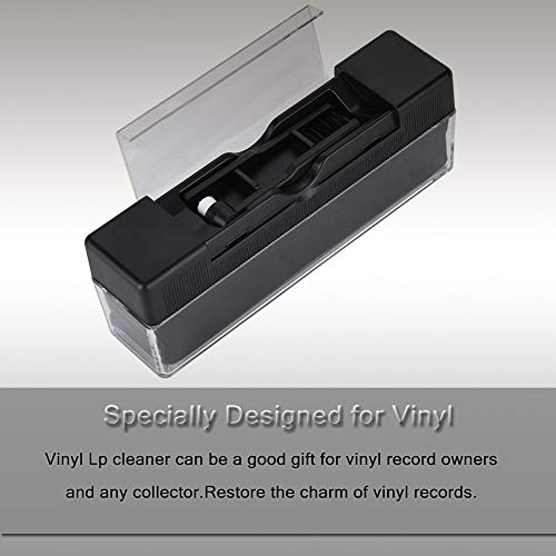 Cuifati Record Cleaner Stylus Brush, Audio Record Cleaner Brush Antiestático Vinyl Record Cleaner Brush Cleaner Removedor de Polvo para Reproductor de Discos de Vinilo, fórmula ecológica