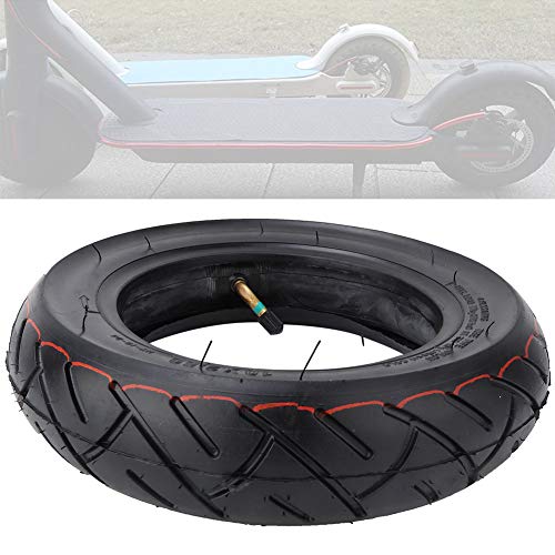 Cuque Venta Loca Regalo De Abril Neumático Inflable, Goma Duradera Flexible de Elasticidad Moderada, neumático de Scooter eléctrico Ligero de 10 x 2,5 Pulgadas, para Scooter eléctrico Mijia M365