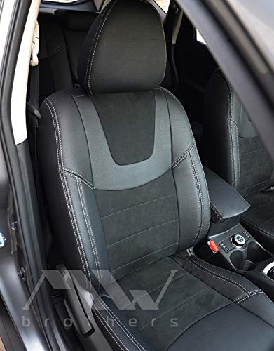 CUSTOM Fundas para asientos de coche a medida X-Trail T32 (2014-n.t.) piel sintética / Alcantara