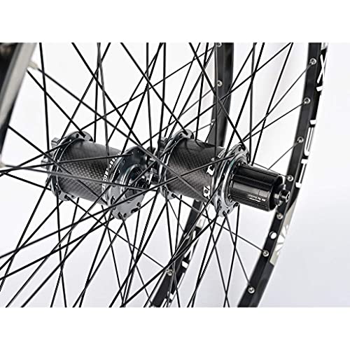 cvhtroe Ruedas de Bicicleta MTB 26 Pulgadas 27.5 ”29er Freno de Disco de liberación rápida de Doble Pared/Llanta híbrida Juego de Ruedas de Ciclismo 11 velocidades