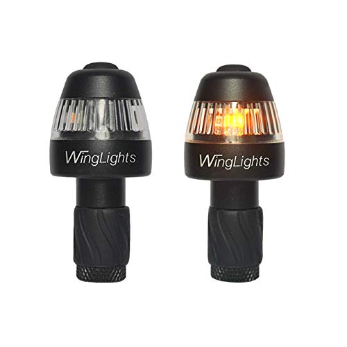 CYCL Winglights 360 Fixed Intermitente para Bicicleta, Unisex Adulto, Negro, 11.8x8x3.2cm