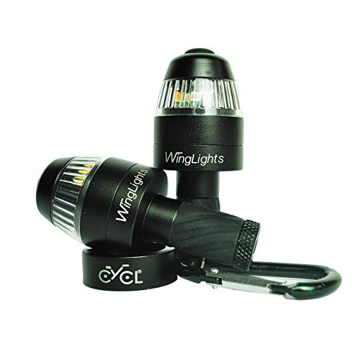 CYCL WingLights 360 mag Indicadores de dirección para Bicicleta, Color Negro, 10,6 cm x 8,3 cm x 3,4 cm