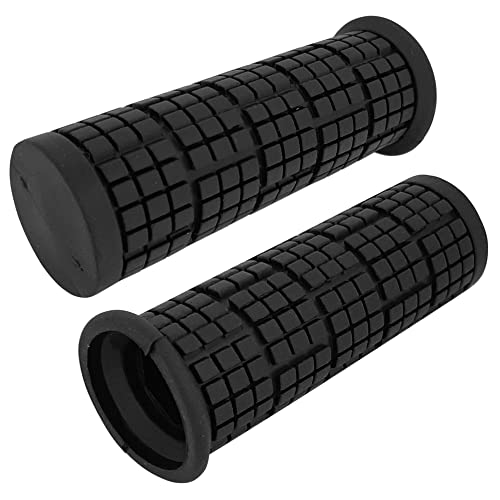 cyclingcolors Puños de manillar 22mm 85mm bicicleta mtb bmx ciclismo goma antideslizante (Negro)