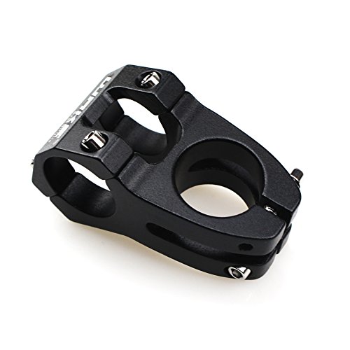 CYSKY Bike Stem 31.8 45mm Aleación de Aluminio Mountain Bike Stem Corto del Manillar de la Bicicleta para la mayoría de Las Bicicletas BMX MTB Road Bike (Negro)