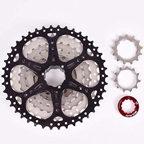 CYSKY Cassette de 10 velocidades 11-42T MTB Cassette 10 velocidades para Bicicleta de montaña, Bicicleta de Carretera, MTB, BMX, SRAM, Shimano