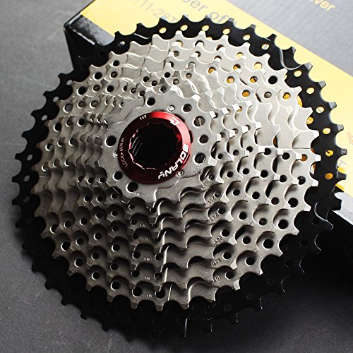 CYSKY Cassette de 10 velocidades 11-42T MTB Cassette 10 velocidades para Bicicleta de montaña, Bicicleta de Carretera, MTB, BMX, SRAM, Shimano