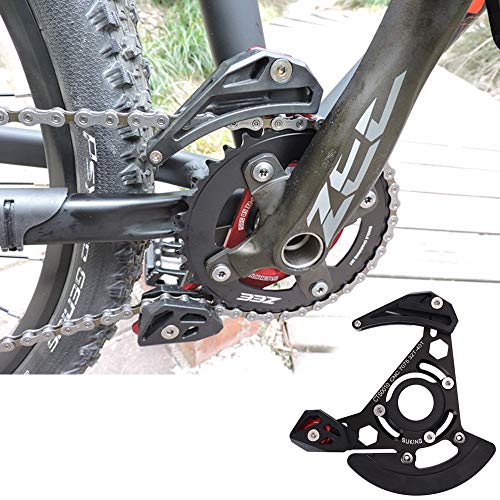 CYSKY Guía de Cadena de Bicicleta 32-40T MTB Protector de Cadena de Bicicleta Protector de Cadena de Bicicleta de aleación de Aluminio para la mayoría de Las Bicicletas (ISCG-05)